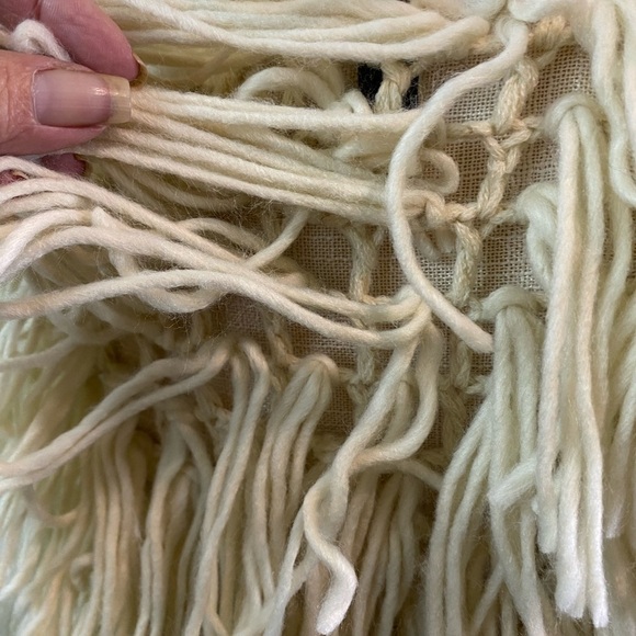 Elan size large string vest crochet boho hippy unique club stretch warm layer - Picture 13 of 14